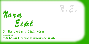 nora eipl business card