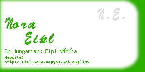 nora eipl business card